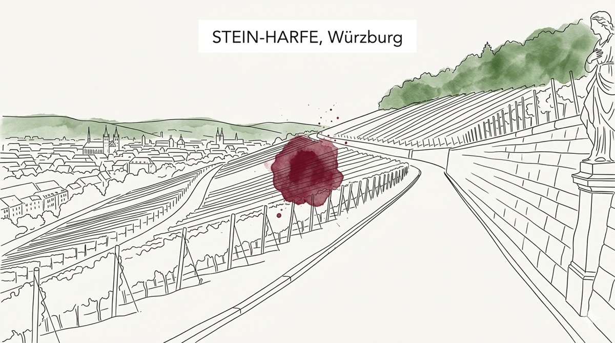 Stein Harfe Würzburg