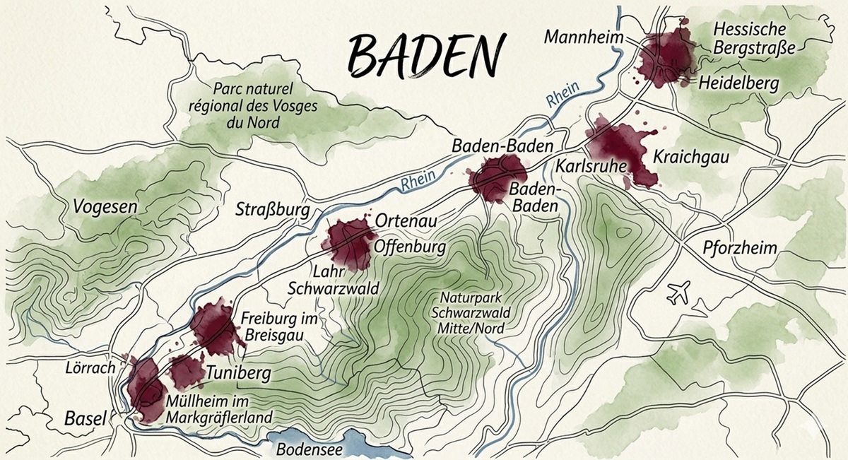 Weinanbaugebiet Baden