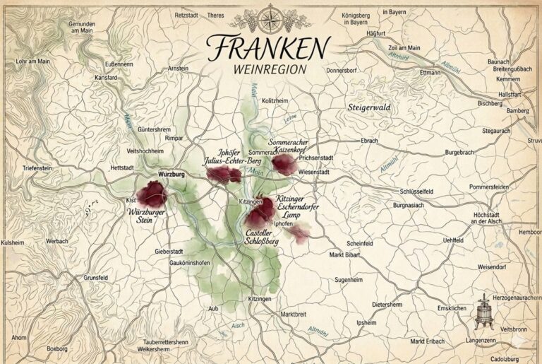 Franken Weinanbaugebiet